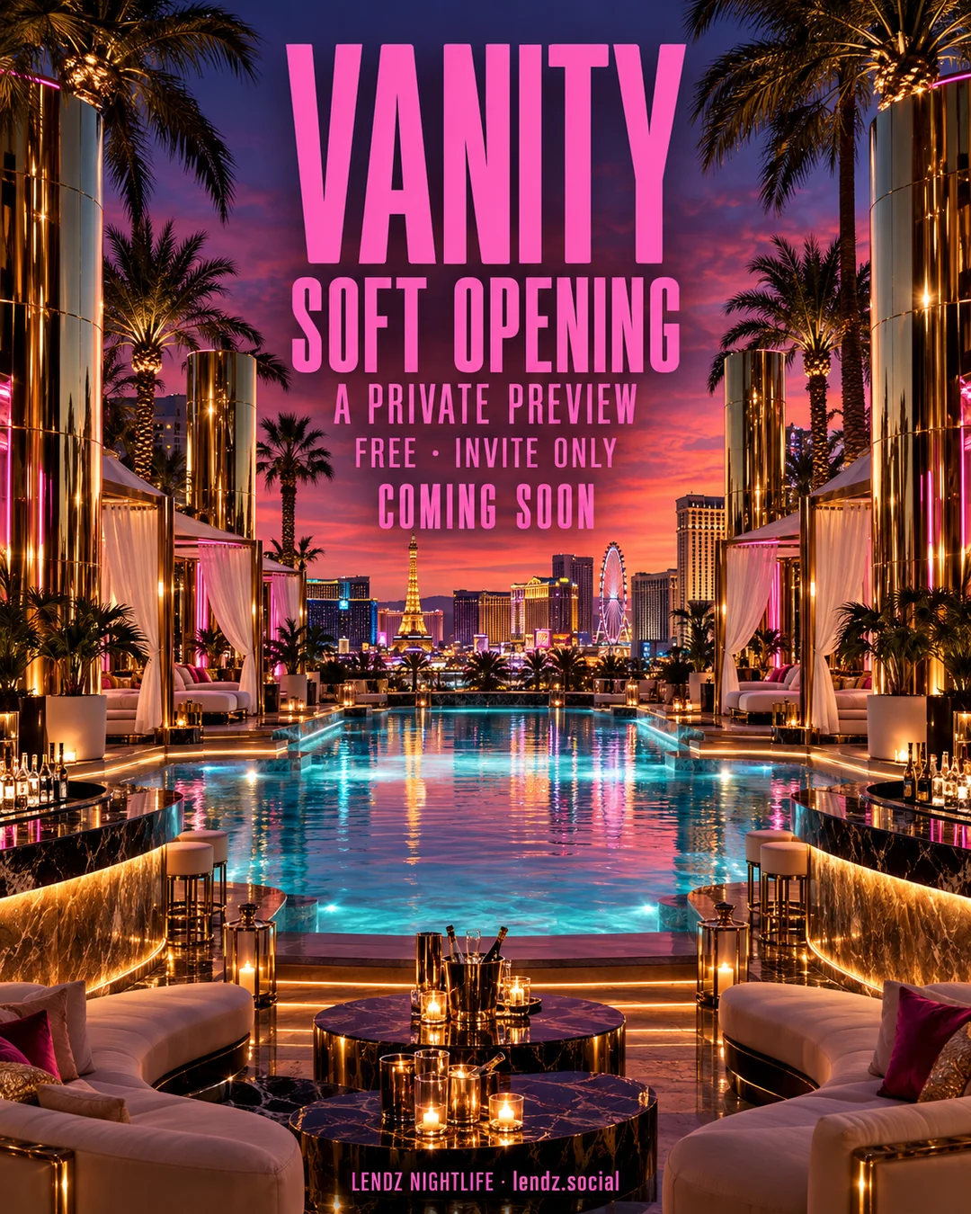 Vanity soft opening: a private preview, free and invite only, coming soon
