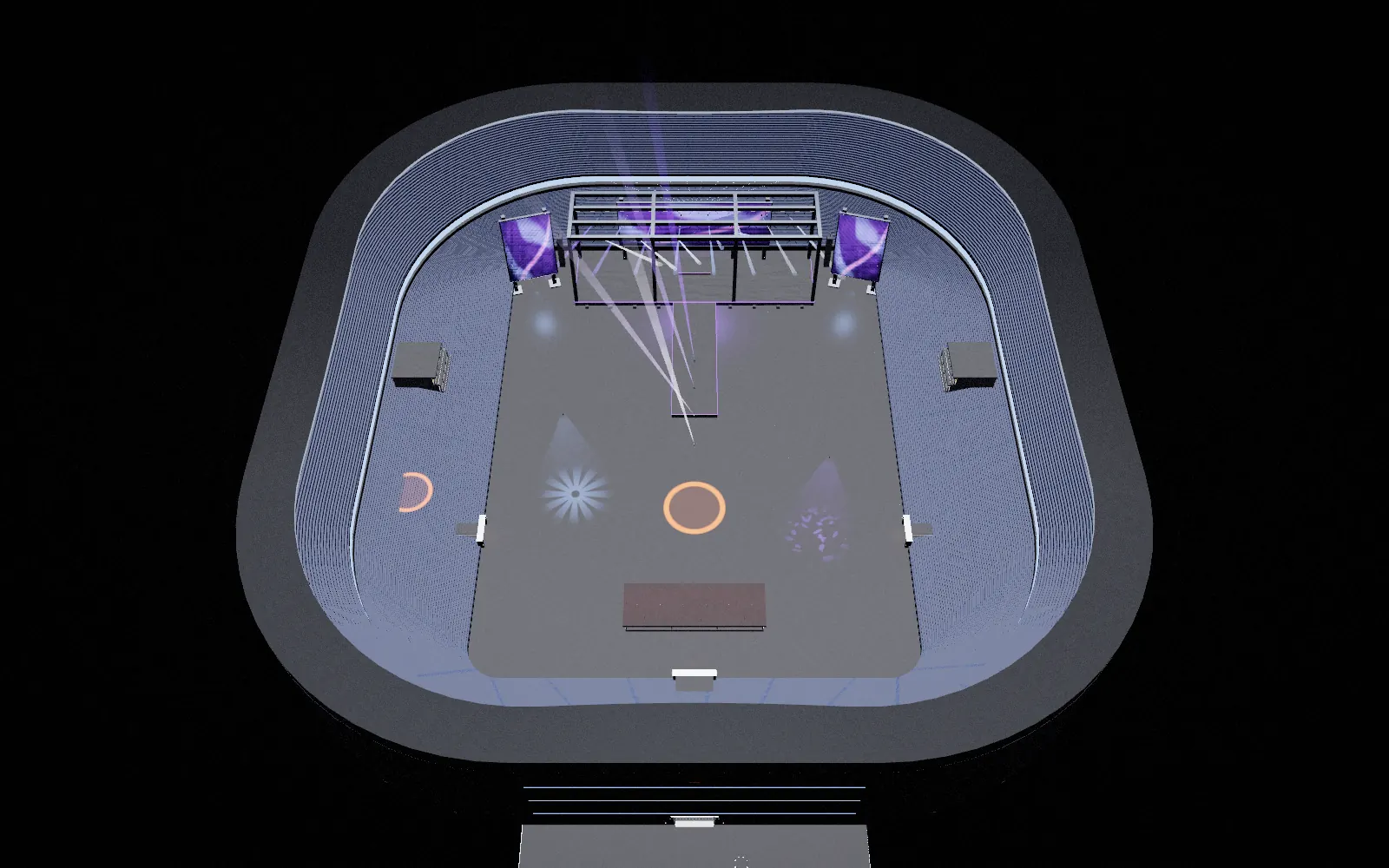 Stadium, from above